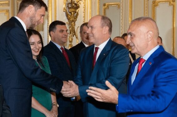 Albanian Royals, President, on official visit to Monaco
