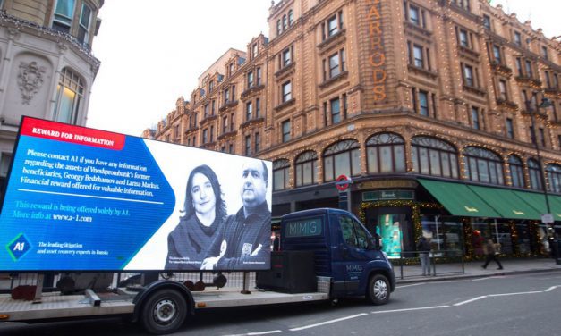 Mobile ads offer reward for info on Russian fugitive