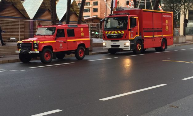 Monaco firefighters come to help of Alpes-Maritimes