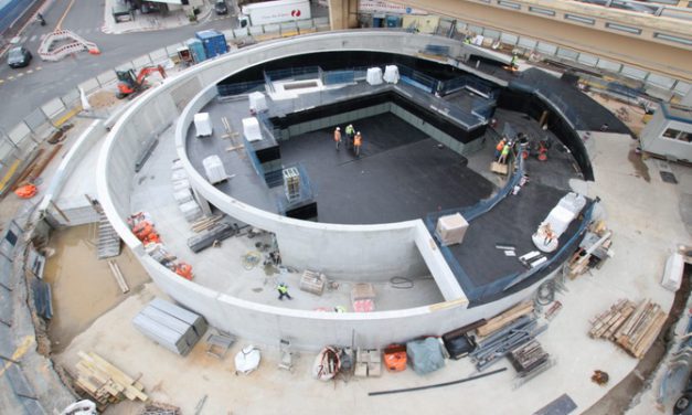 New Portier roundabout nears completion