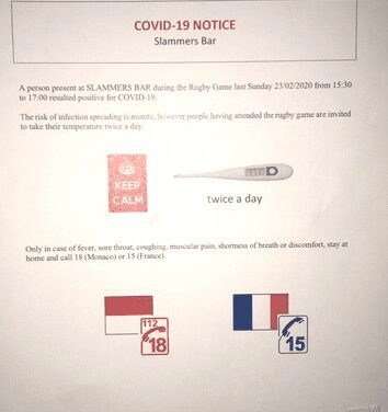 CORONAVIRUS UPDATE: Government meets; victim’s contacts advised
