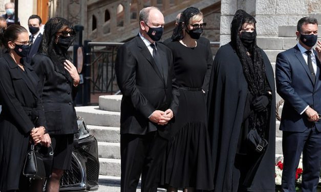 Prince and family pay respects to Baroness Elizabeth-Ann de Massy