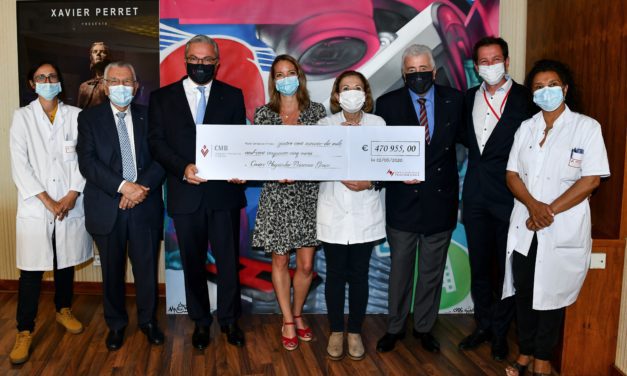 CMB hands over cheque to Princess Grace Hospital after remarkable fund-raising effort