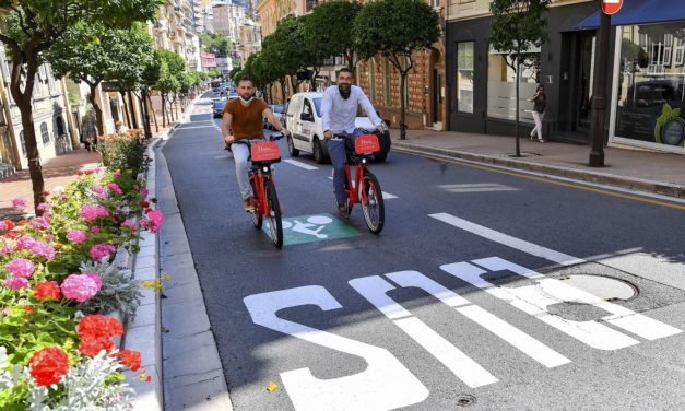 New cycle route between Fontvieille and Port Hercule