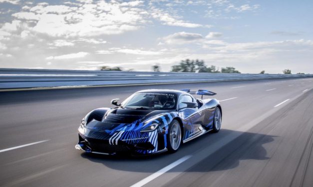 On track: Battista hypercar completes high speed test programme
