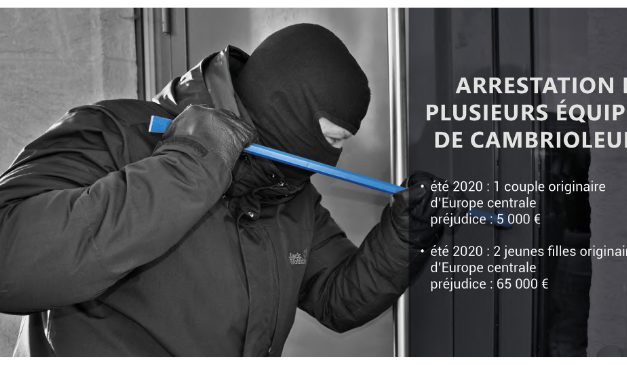 Burglaries and white collar crime fell year-on-year