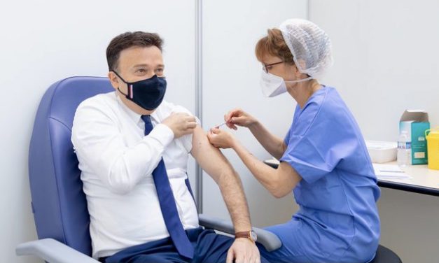 Stéphane Valeri receives vaccine in Monegasque inoculation mission