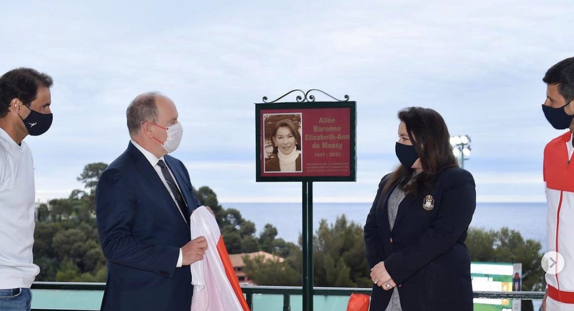 HSH Prince Albert II and Monte-Carlo Country Club pay tribute to Baroness Elizabeth-Ann de Massy