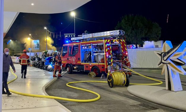 Double explosion at Larvotto Beach