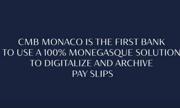 CMB Monaco becomes first bank to use 100 percent Monegasque solution to digitise and archive payslips