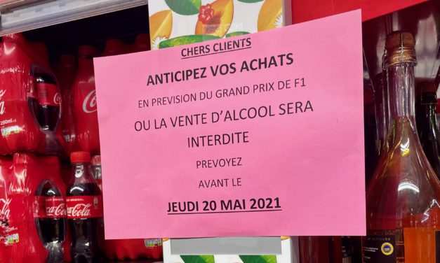 Ban on sale of alcohol during Grand Prix extends to supermarkets