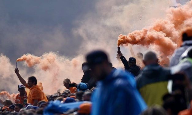Last year a race without a crowd – this year a crowd without a race