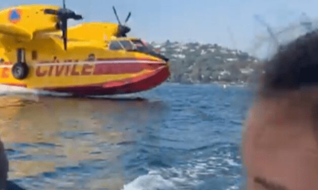 Narrow miss for boaters in Bay of Saint-Tropez