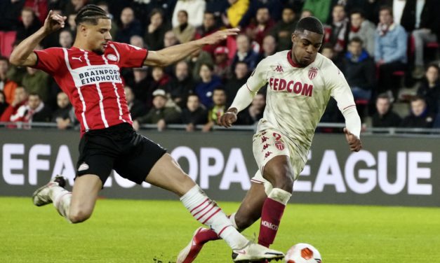 AS Monaco beat PSV Eindhoven with last minute winner