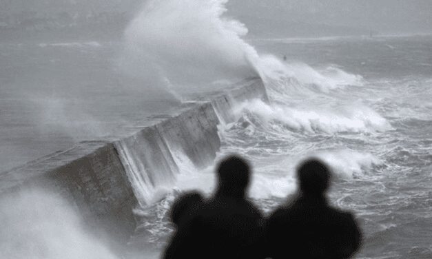 Stormy weather batters Marseille, peters out at Menton