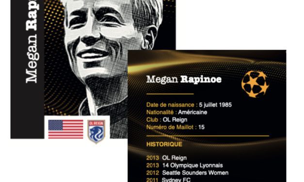 Female footballer collector cards launched