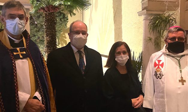 HSH Prince Albert supports Anglican carol service