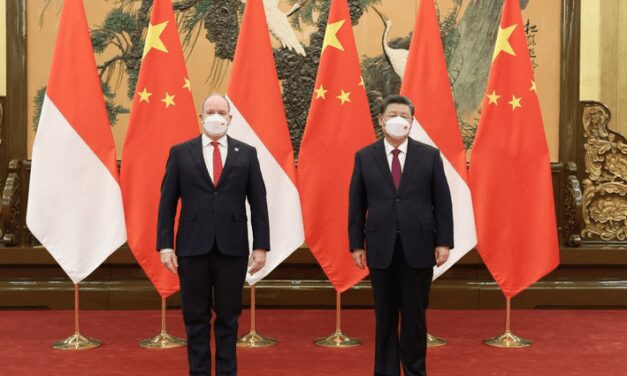 Red carpet for Prince Albert in Beijing