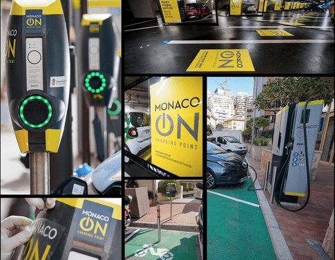 Monaco has been moving on with charging points