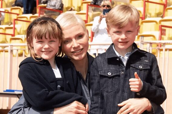 Princess Charlene shows support for rugby tournament