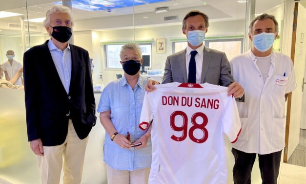 AS Monaco brings CHPG Blood Transfusion Centre to donations milestone