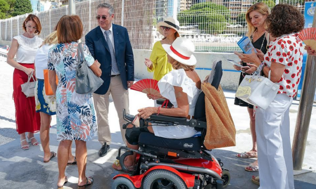 Disabled facilities open again on Larvotto Beach