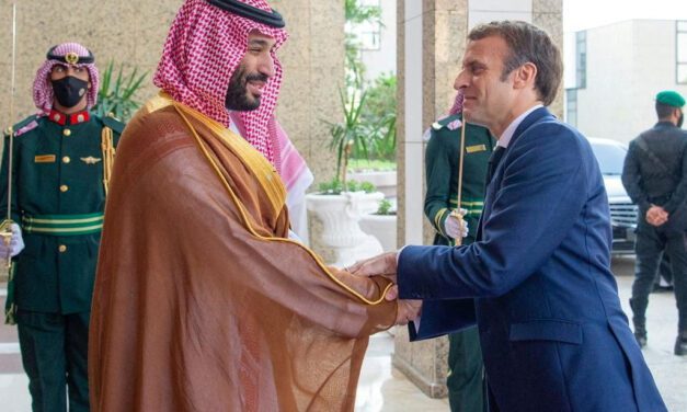 Macron hosts ‘murderous Prince’ with oil on agenda