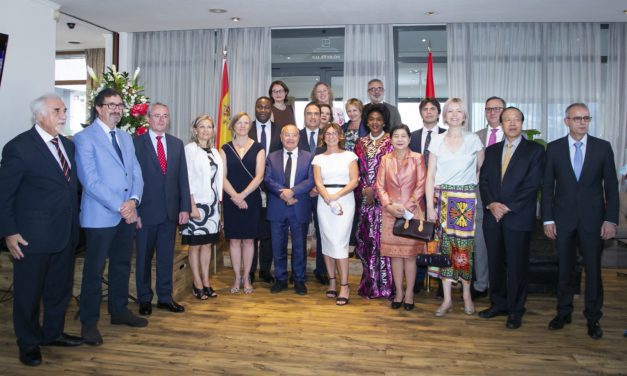 Sovereign’s Accession toasted in Madrid