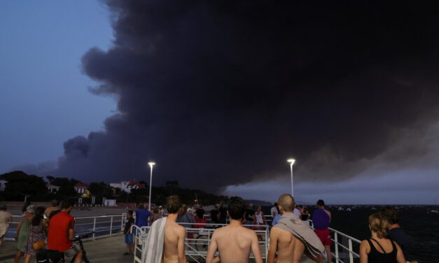 Wildfires rage across wine-growing southwestern France, arson suspected