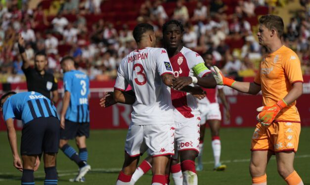 10-man AS Monaco team hold Rennes to a draw