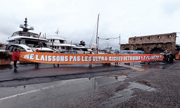 Activists target superyachts in climate change protest