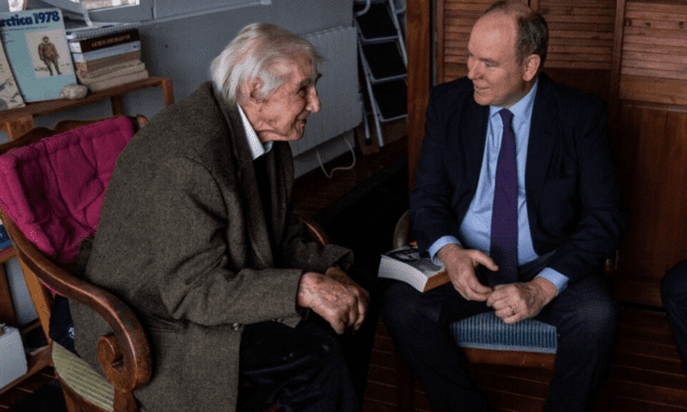 Sovereign Prince visits explorer friend in Dieppe