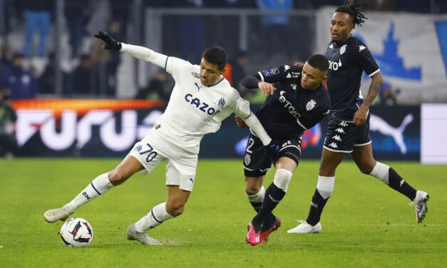 Marseille fight back to draw 1-1 with Monaco
