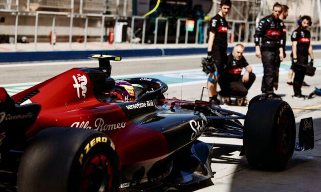 Zhou Guanyu sets fastest lap time on second day of F1 pre-season testing