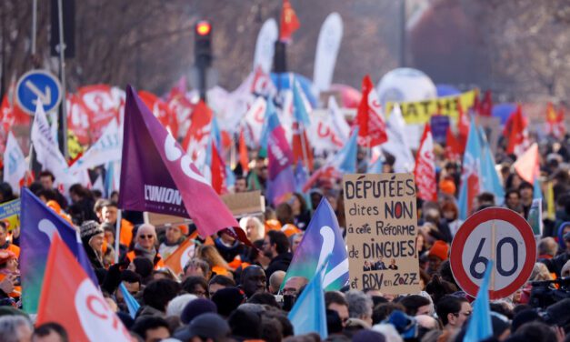 Third wave of French pension protests keeps pressure on Macron