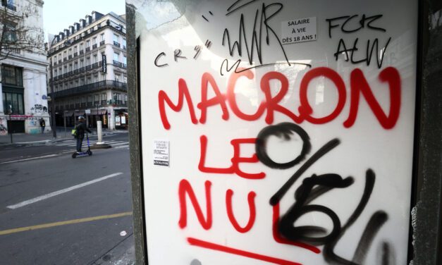 France’s Macron says he will not yield to pension protests