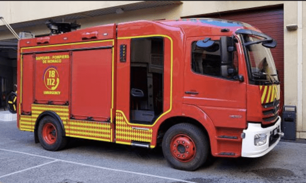 Monaco Fire Department rescues five from apartment fire
