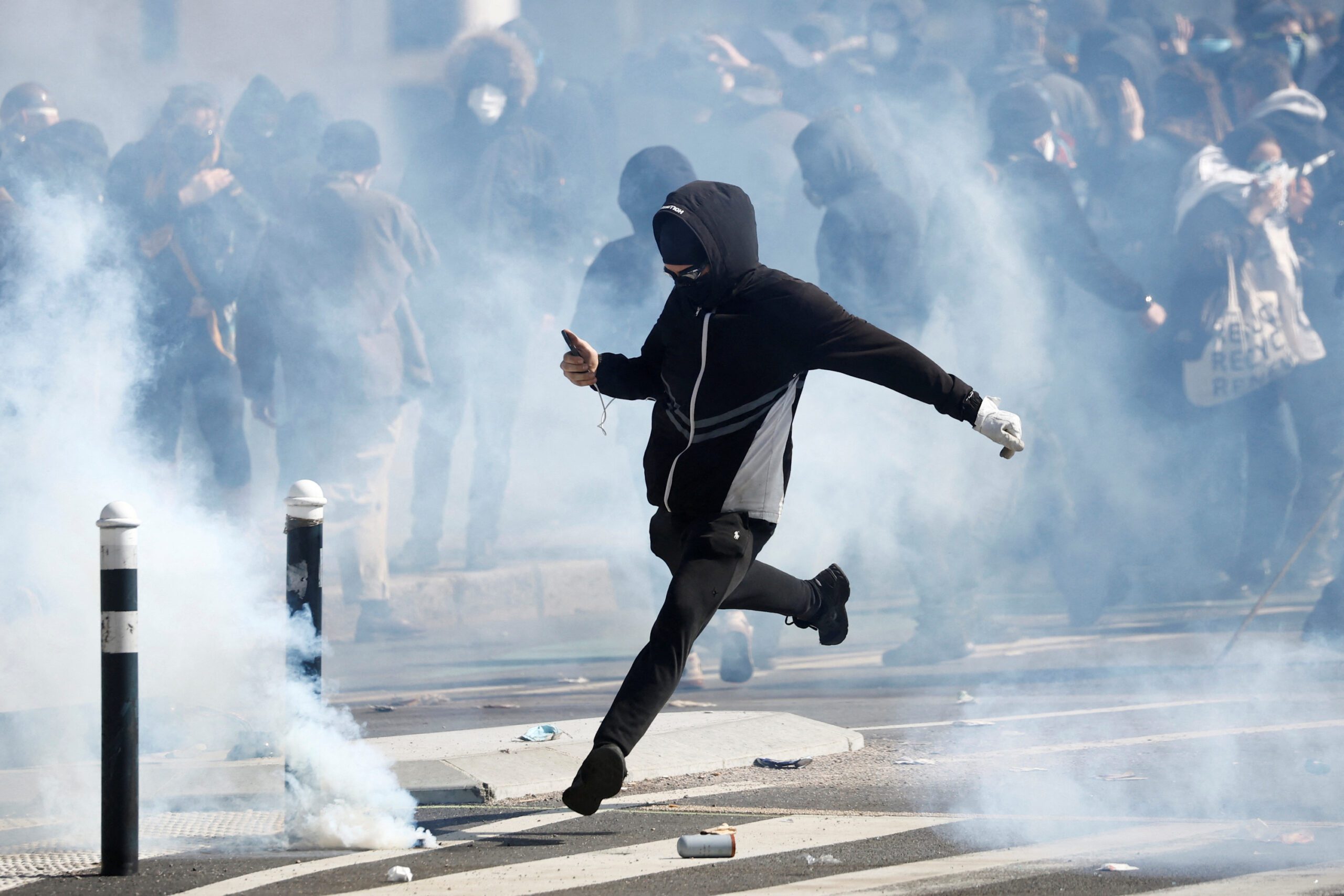 Violence, disorder, mark latest protests against French pension reform ...