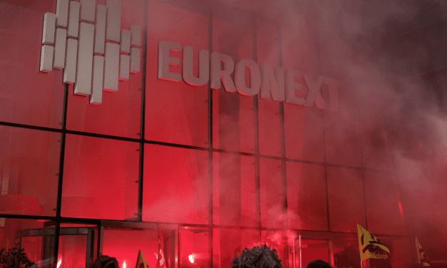 Protesters storm Paris Euronext building in anger over pension law