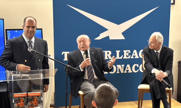 Renowned flyer enthrals at Air League of Monaco event