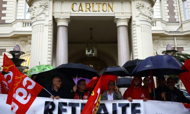 Away from the Cannes glamour, hospitality staff protest over harsh conditions