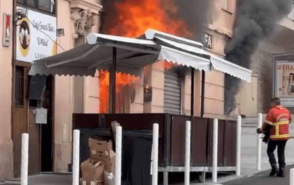 Only minor injury in violent fire in Beausoleil