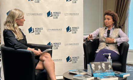 Widow of Bernard Tapie guest of Monaco Press Club