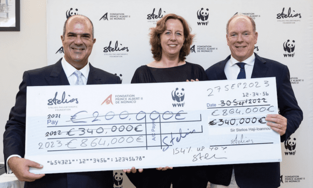 Sir Stelios and friends raise funds for Pelagos Sanctuary