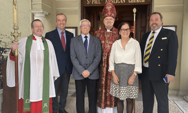 Senior UK cleric helps St. Paul’s Monte-Carlo celebrate centenary