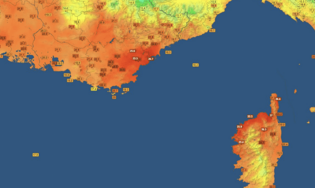 South of France basks in record heat