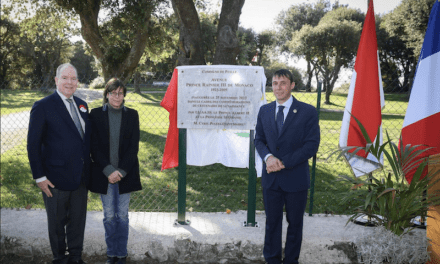 Avenue in the name of Prince Rainier in Peille