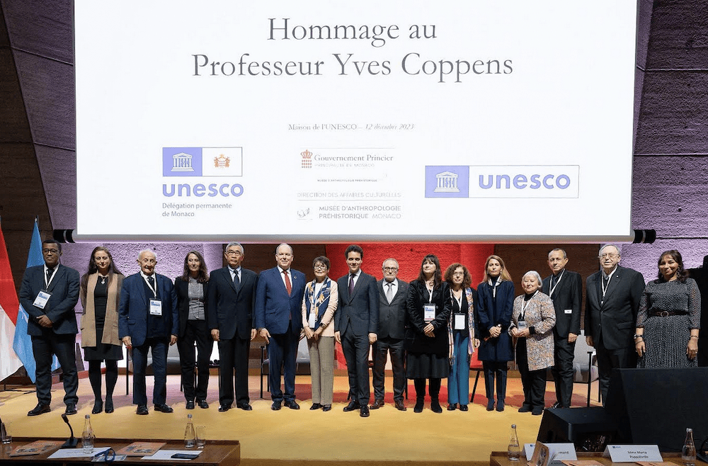 Tribute to Professor Yves Coppens at UNESCO NEWS.MC Monaco News