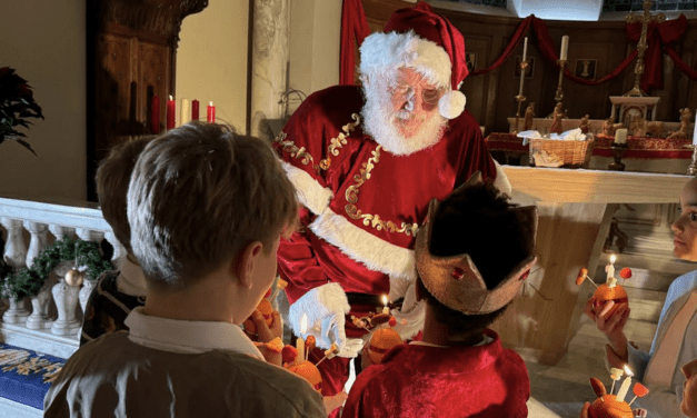 Sunday School children celebrate Christingle at St. Paul’s Monte-Carlo