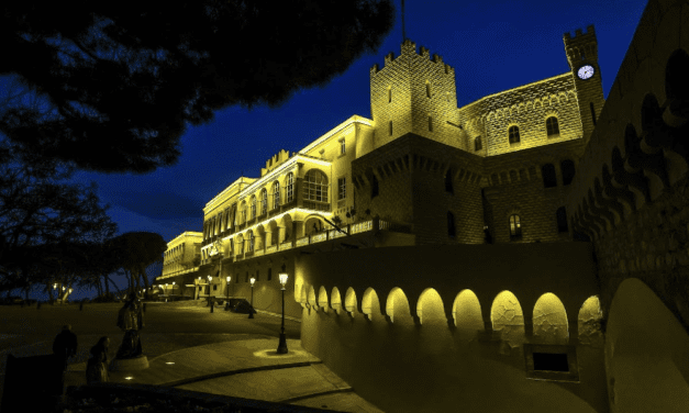 Prince’s Palace lit up in yellow ahead of Tour de France